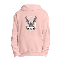 Vintage Eagle With Skull Urban Pullover Hoodie | Artistshot