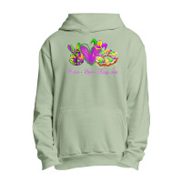 Peace Love King Cake Funny Mardi Gras Party Carnival Gifts T Shirt Urban Pullover Hoodie | Artistshot