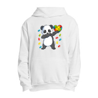 Dabbing Panda Puzzle Piece Autism Awareness Urban Pullover Hoodie | Artistshot