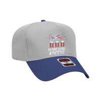 Beer Boom Bang & Beer American Flag Usa 4th July Adjustable Baseball Cap | Artistshot