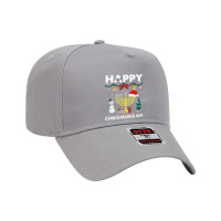 Happy Christmukkah Jewish Christmas Hanukkah Chanukah Adjustable Baseball Cap | Artistshot