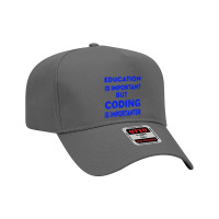 Education Is Important But Coding Is Importanter Adjustable Baseball Cap | Artistshot