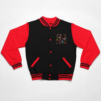 Christmas Santa Claus Pattern Bomber Jacket | Artistshot