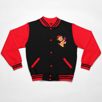 Cute Stuffed Dog Holding Christmas Bomber Jacket | Artistshot