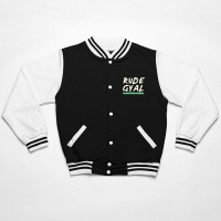 Rude Gyal Jamaican Jamaica Love Pride Girl Girl Bomber Jacket | Artistshot