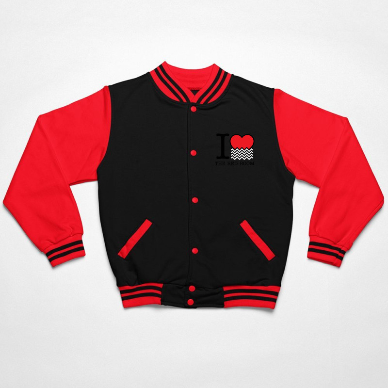 Twin Peaks I Love The Red Room Bomber Jacket | Artistshot