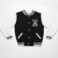 Gift For F Ckin' Genius Production Manager Bomber Jacket | Artistshot