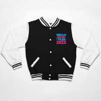 Hello New Year 2022 Bomber Jacket | Artistshot