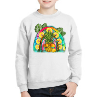 Pineapple Rainbow Youth Sweatshirt | Artistshot