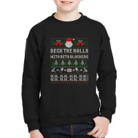 Deck The Halls Beta Blockers Nurse Christmas Ugly Sweater Youth Sweatshirt | Artistshot