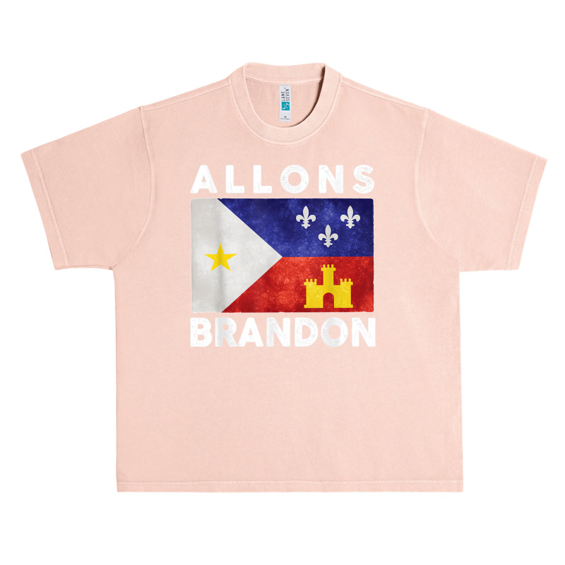 Allons Brandon Louisiana Acadiana Flag Lafayette T Shirt Urban Heavy T-shirt | Artistshot