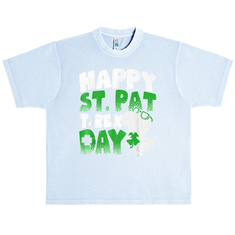 Happy St Pat Trex Day Funny Dino T Rex St Patricks Day Boys T Shirt Urban Heavy T-shirt | Artistshot