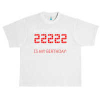 Palindrome Day 22222 Is My Birthday February 22 2022 Twosday T Shirt Urban Heavy T-shirt | Artistshot