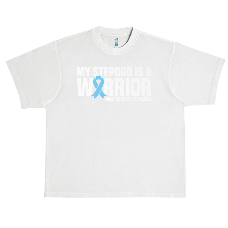 My Stepdad Is A Warrior Prostate Cancer Awareness Premium T Shirt Urban Heavy T-shirt | Artistshot