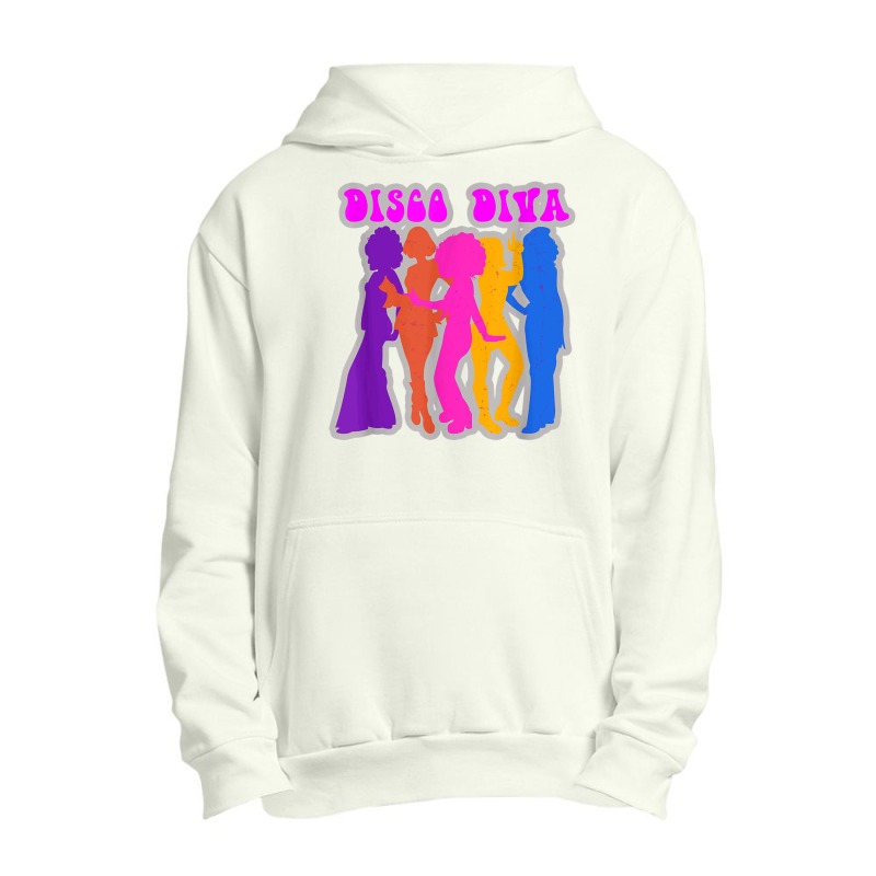 Disco Diva Disco Outfit Women Disco Girl Costume Designs T Shirt Urban Pullover Hoodie | Artistshot