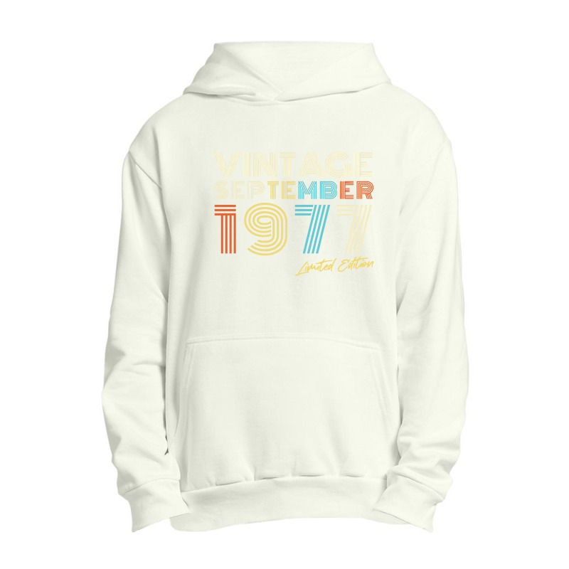 September 1977 Vintage Gift Urban Pullover Hoodie by PODCUSTOM | Artistshot