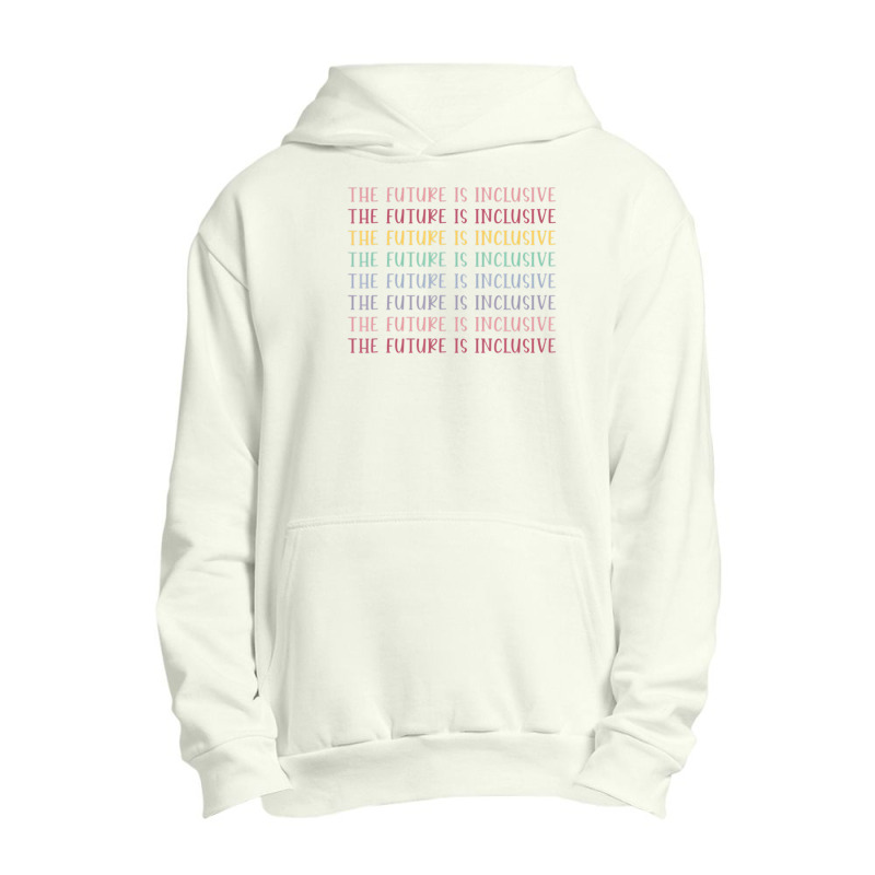 The Future Is Inclusive Autism Awareness Support Urban Pullover Hoodie | Artistshot