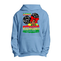 Black Girl Juneteenth 1865 Celebrate Indepedence Day Kids Urban Pullover Hoodie | Artistshot