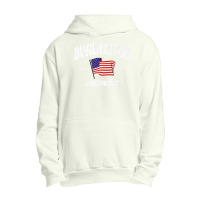 Burlington Vermont Vt Usa Stars & Stripes Vintage Style Premium Urban Pullover Hoodie | Artistshot