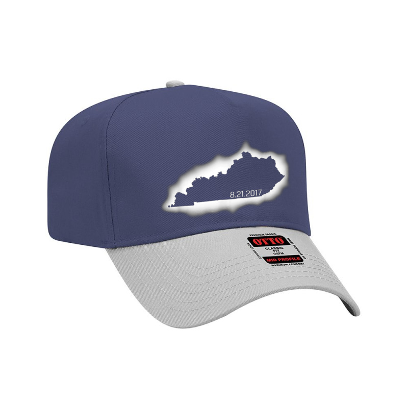 Total Solar Eclipse Kentucky Map 21 August 2017 Adjustable Baseball Cap by saterseim | Artistshot