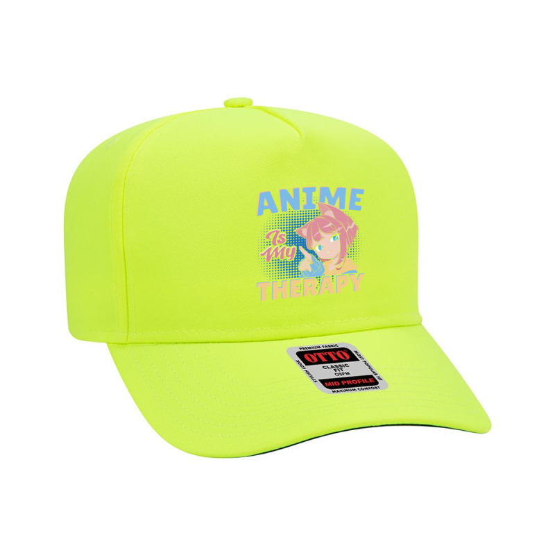 Anime Is My Therapy Adjustable Baseball Cap by AndreaVMShop | Artistshot