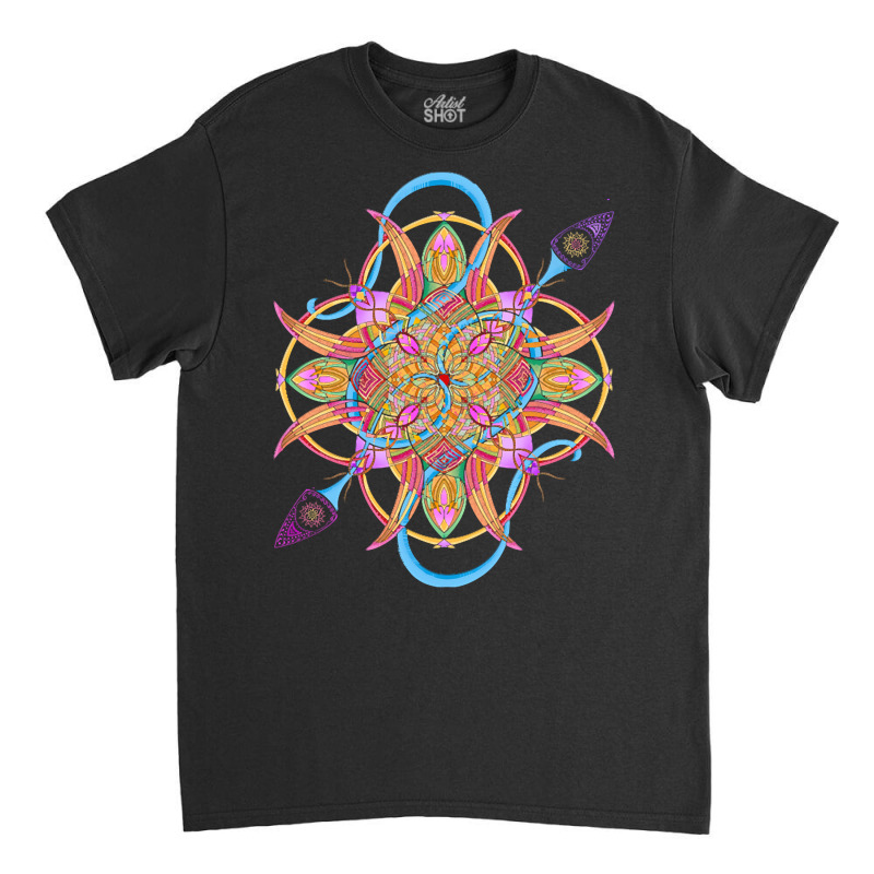 Mandala T  Shirt Tailed Mandala T  Shirt Classic T-shirt | Artistshot