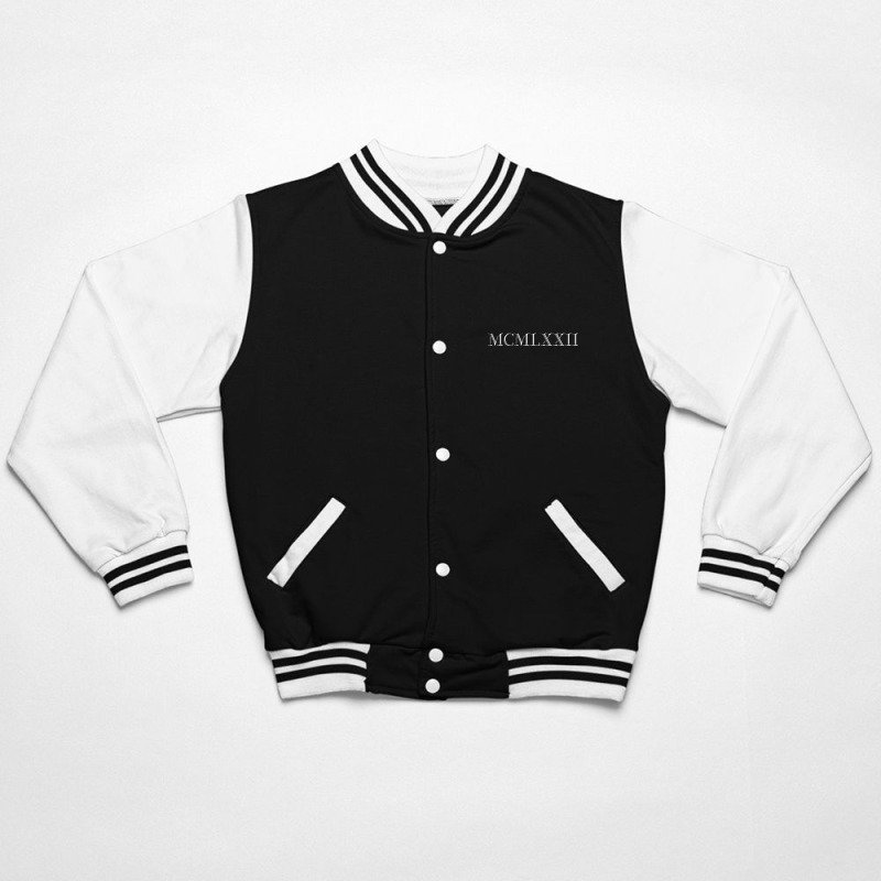 Roman Numeral 1972 Bomber Jacket by waktudzuhur | Artistshot