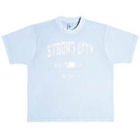 Strong City Kansas Ks Vintage Athletic Sports Design T Shirt Urban Heavy T-shirt | Artistshot