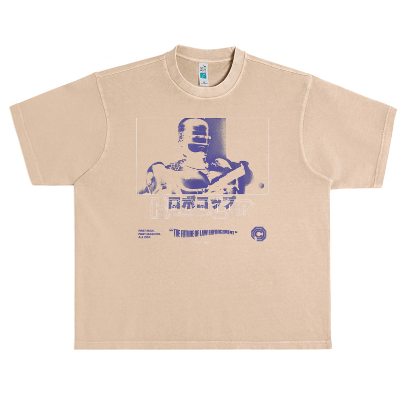 Robocop Part Man Part Machine All Cop Kanji Poster T Shirt Urban Heavy T-shirt | Artistshot