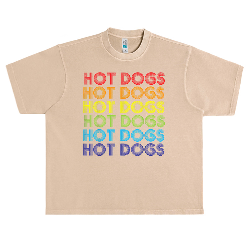 Hot Dog Hotdogs Sausage Frank Frankfurter Wiener Weenie Bun T Shirt Urban Heavy T-shirt by mikidicosmo | Artistshot