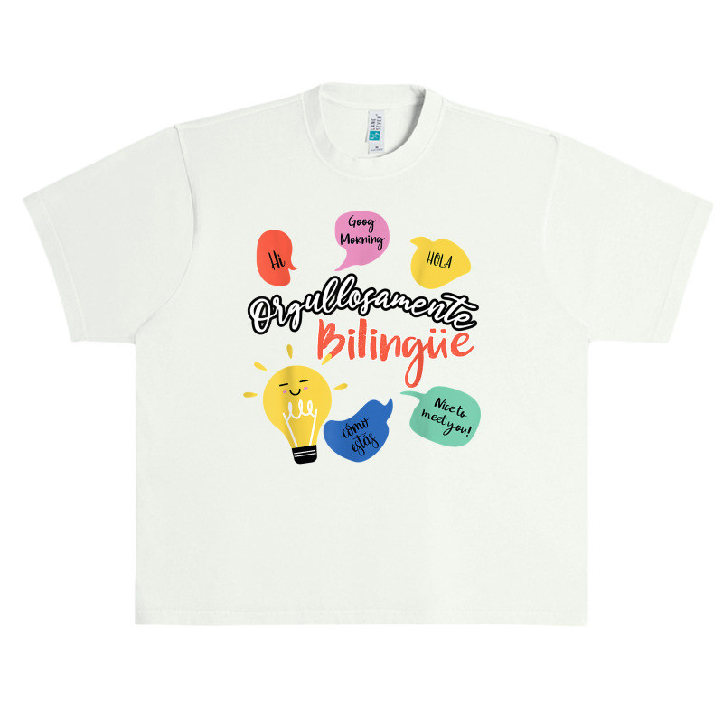 Orgullosamente Bilingue Maestra T Shirt Urban Heavy T-shirt by shoaibmolleda | Artistshot