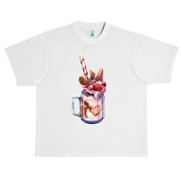 Chocolate Strawberry Milkshake T  Shirt Chocolate Strawberry Overshake Urban Heavy T-shirt | Artistshot