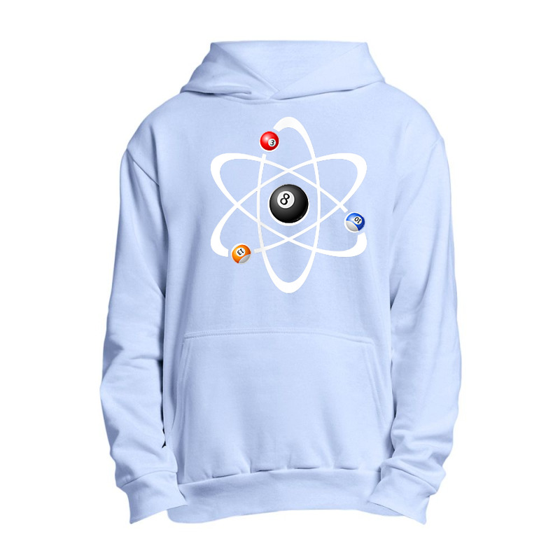 Billiards Pool Hall Sport T Shirt Pocket Atom Science Nerd Urban Pullover Hoodie | Artistshot