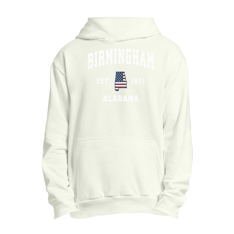 Birmingham Alabama Al Vintage American Flag Sports Design Pullover Hoo Urban Pullover Hoodie by jacolepachew | Artistshot