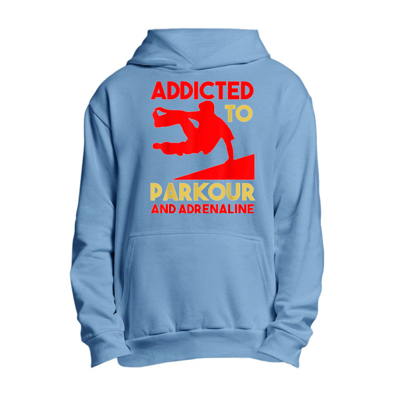 Parkour Adrenaline Addicted Free Running Training Traceurs Urban Pullover Hoodie by James William | Artistshot