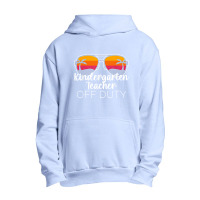 Kindergarten Teacher Off Duty Sunglasses Beach Sunset Urban Pullover Hoodie | Artistshot