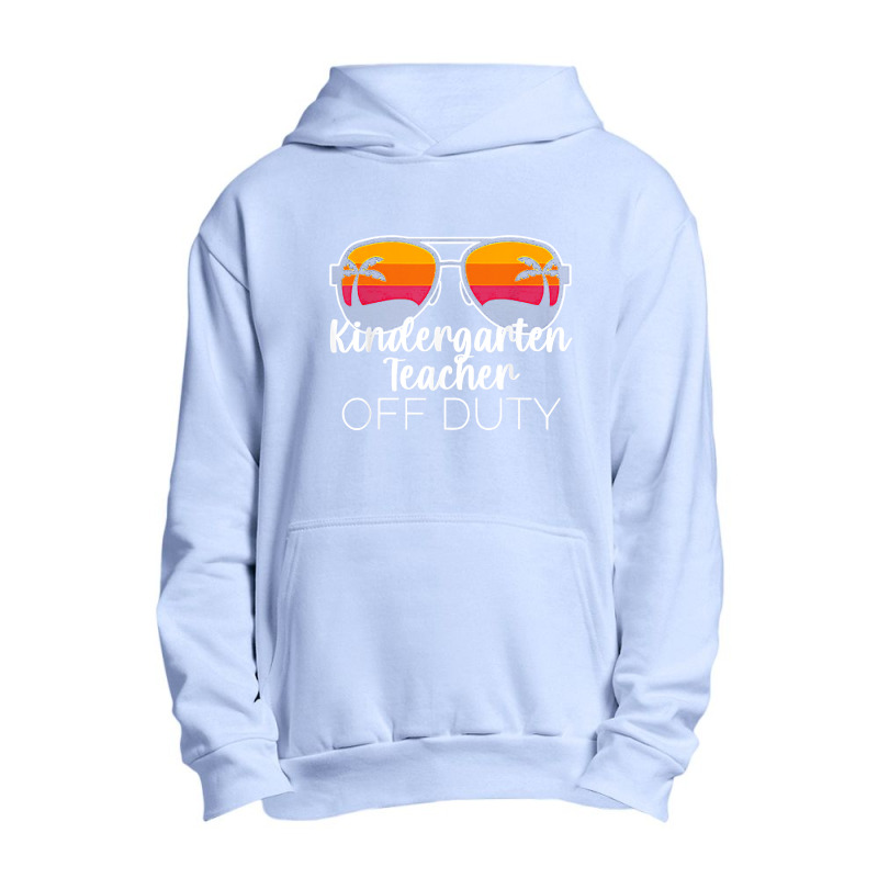 Kindergarten Teacher Off Duty Sunglasses Beach Sunset Urban Pullover Hoodie | Artistshot