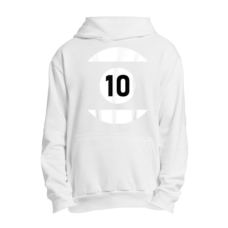 Pool Ball 10 Matching Billiards Gift Easy Halloween Costume T Shirt Urban Pullover Hoodie | Artistshot