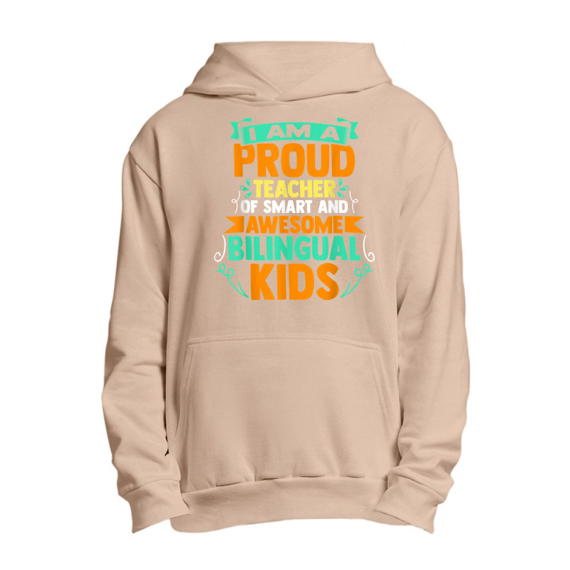 Proud School Teacher Bilingual Kids T Shirt Urban Pullover Hoodie by roussoevjaapg6u | Artistshot