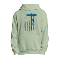 Lineman Enthusiast Line Working Lover Electronic Technician Urban Pullover Hoodie | Artistshot