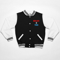 Ideology Is Toxic (in Red White Blue Letters) Bomber Jacket | Artistshot