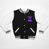 Gimme Some Fin Bomber Jacket | Artistshot