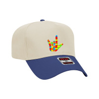 Asl Love Sign Language Autism Awareness Support Adjustable Baseball Cap | Artistshot