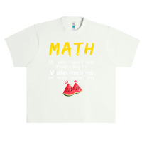 Funny Math And Watermelons Mathematics Calculation Numbers T Shirt Urban Heavy T-shirt | Artistshot