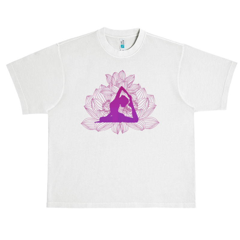 Meditation Yoga T Shirtmeditation And Yoga T Shirt (3) Urban Heavy T-shirt | Artistshot