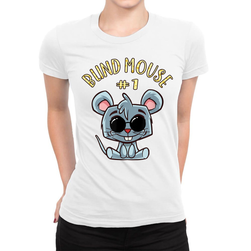 Matching Group Outfit Grey 1 3 Three Blind Mice Costumes T Shirt Ladies Fitted T-Shirt by phuongvu | Artistshot