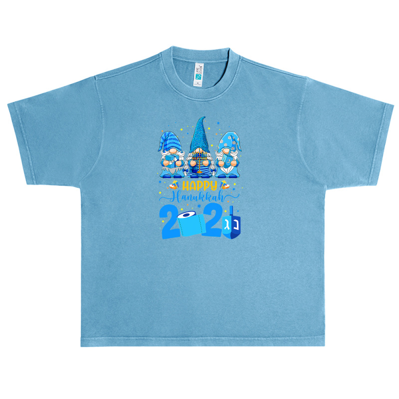 Happy Hanukkah Gnomes Menorah Hanukkah Jewish Holiday 2021 T Shirt Urban Heavy T-shirt | Artistshot