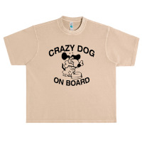 Crazy Dog On Board Urban Heavy T-shirt | Artistshot