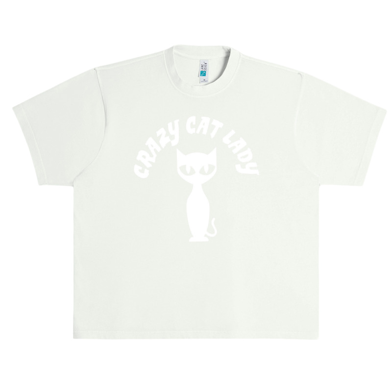 Crazy Cat Lady White Urban Heavy T-shirt | Artistshot