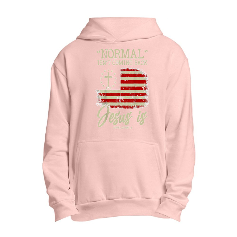 Normal Isn't Coming Back But Jesus Is Revelation 14 Costume T Shirt Urban Pullover Hoodie by NatalieRoseHeinz | Artistshot